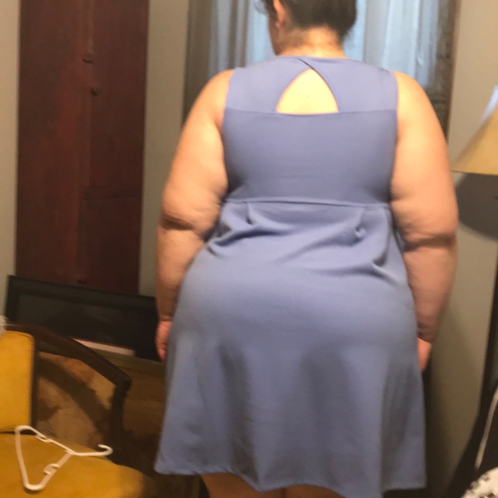 Blue textured knit dress kohl’s size 0X